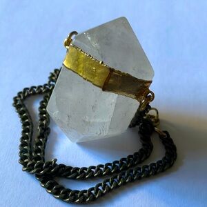 Barbara C. Pellegrino oversized Crystal Necklace